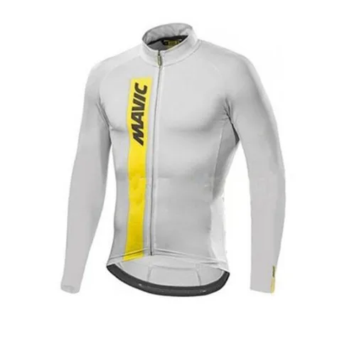 Mavic Pro team весна/осень, велосипедная футболка с длинным рукавом и нагрудником, набор одежды для велосипеда, Мужская дышащая велосипедная одежда