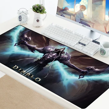 

Diablo 3 Mouse Pad Rubber Mat XL Large Gaming Mousepad Mouse Gamer Anti-slip PC Mouse Mat Lockedge HD Office Padmouse for Laptop