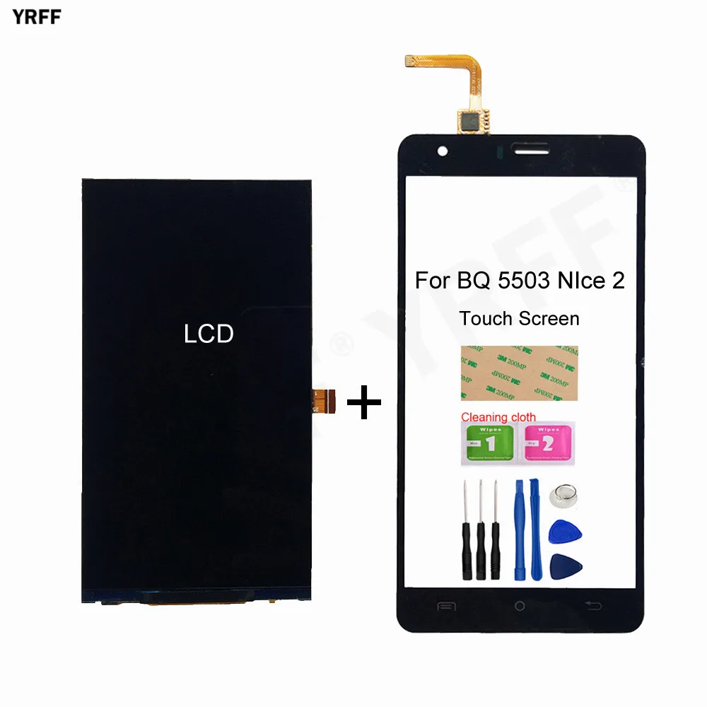Для BQ Mobile BQ-5503 хорошее 2 ЖК-дисплей Дисплей с сенсорным экраном и цифровым