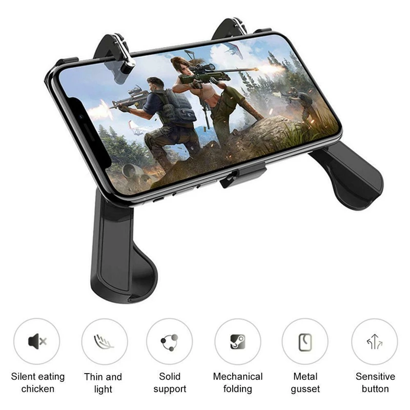  H8 Gamepad PUBG Helper Metal Button for Peace Elite Game Controller PUBG Mobile Controller Joystick