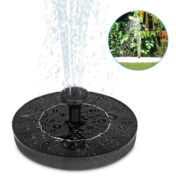 

Solar Power Pump Bird Bath Fountain Water Pump Floating Drifting Panel Pool Pond for Bird Bath Fish Tank Aquarium Garden Lawn