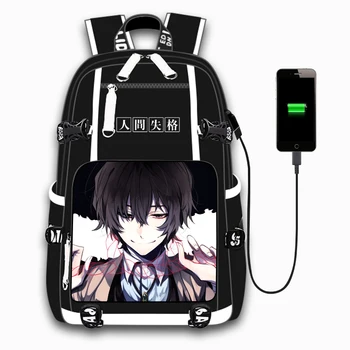 

Schoolbag Anime Bungou Stray Dogs Backpack Mochila Laptop Rucksack Travel Bag Bookbags for Students Adult