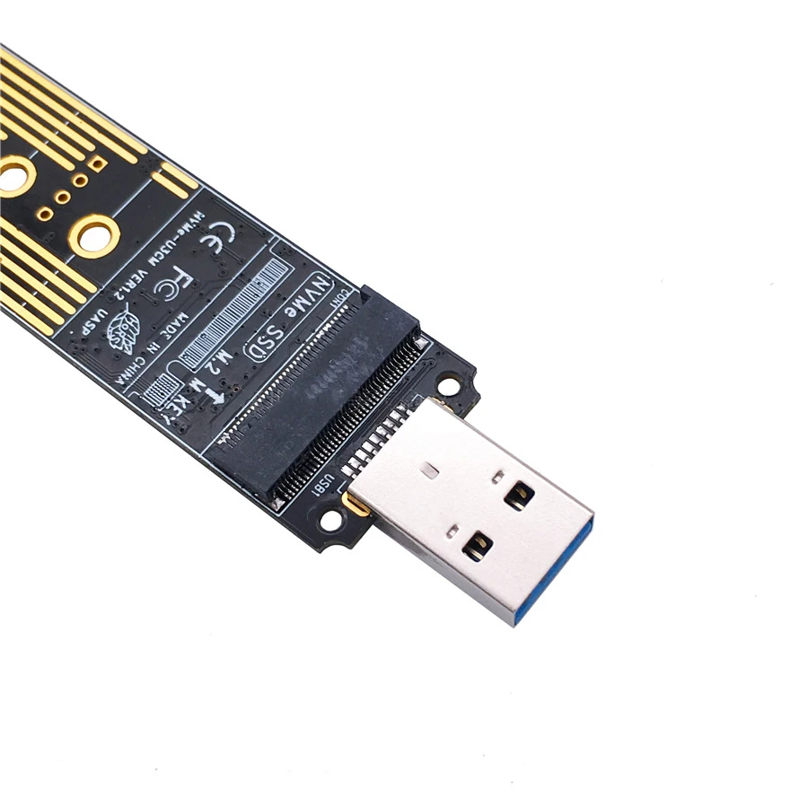 M.2 NVME SSD to USB 3.1 Adapter PCI-E to USB-A 3.0 Internal Converter Card 10Gbps USB3.1 Gen 2 for Samsung 970 960/For Intel NEW 3.5 inch hdd enclosure