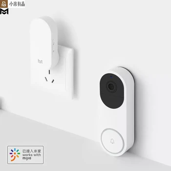 

Xiaomi Xiaomo Intelligent Video Doorbell AI Face Recognition 1080p Infrared Night Vision Set Motion Detection SMS Push Intercom