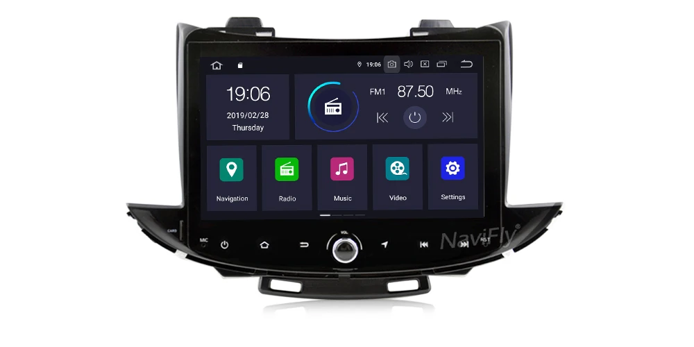 Flash Deal NaviFly Auto navigation Android 9.0 Car radio GPS Navigation For Chevrolet TRAX 2016 2017 2018 car multimedia stereo navigation 9