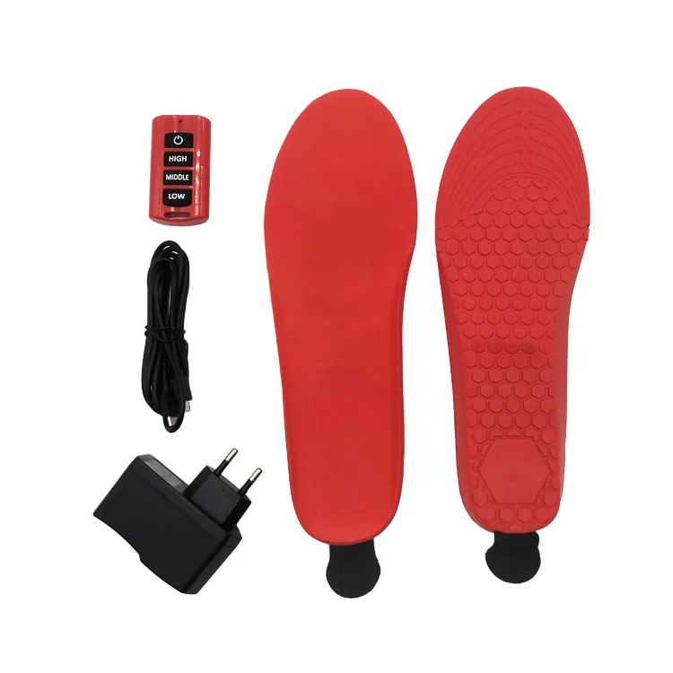 

2019 Heated Insoles with Wireless Remote Control 1900 Mah Battery Powered for Men and Women Winter Thermal Heating Insoles