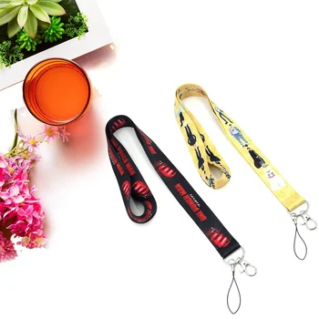 

1 Pcs Cute Cartoon One Punch Man Lanyard Keys ID Cell Phone Neck Strap Toys Action Figure Toy Gift Two Colors Optional