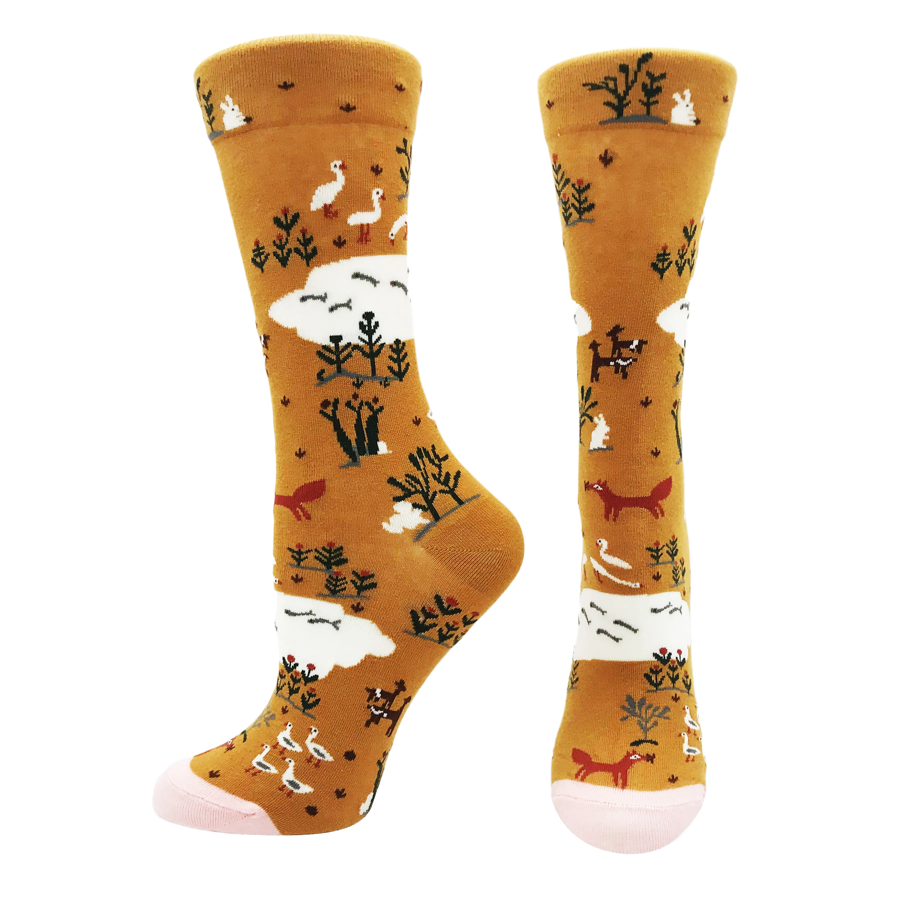 Autumn and winter new socks women's French forest plant series, high tube  tide socks, women's socks, autumn - AliExpress