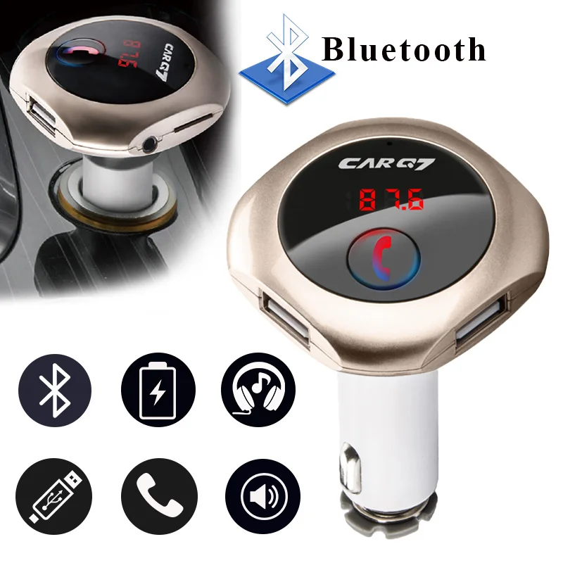 Автомобильный MP3 плеер fm передатчик Bluetooth автомобильный комплект громкой связи USB