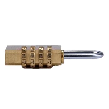 

Mini 4 Digits Number Password Code Lock Combination Padlock Resettable For Travelling Bag Door SER88