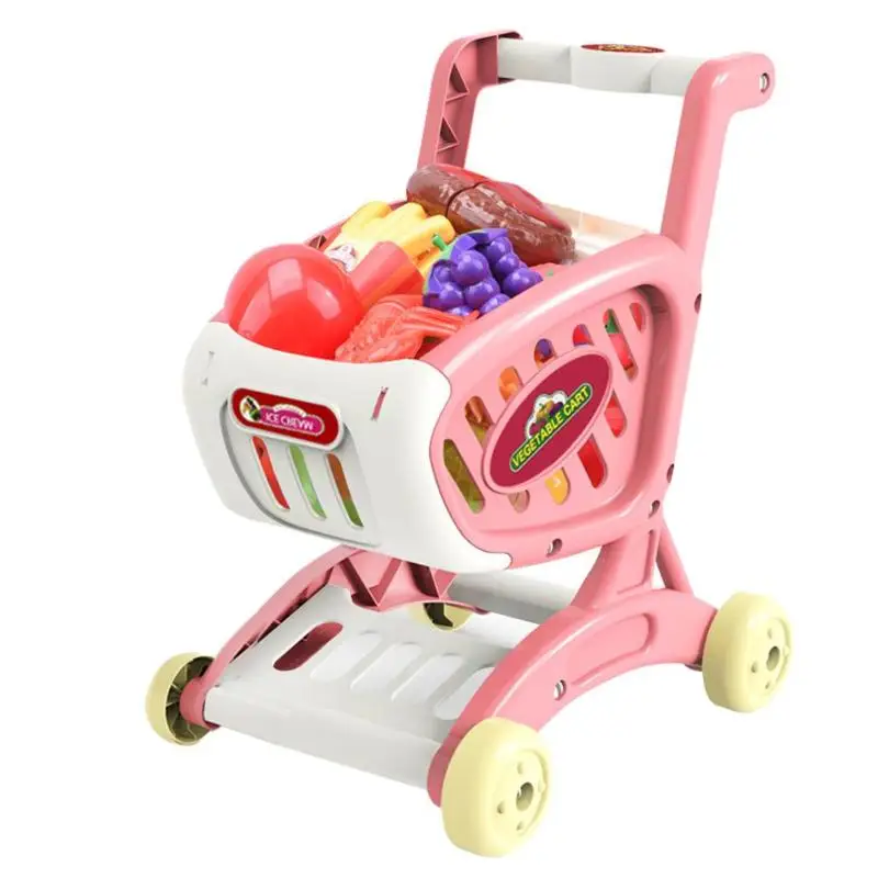 Игрушечный Игровой Набор для супермаркета с овощами и фруктами, детский подарок