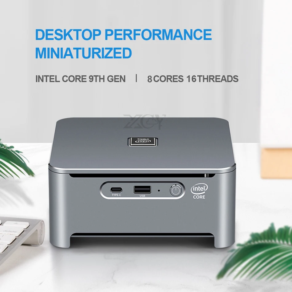 Najtaniej Intel core Mini PC i9 9880H i7 9850H i5 9400H 8 rdzenie 2 * DDR4 M.2 SSD HDMI DP 4K UHD 5x usb typu C WiFi Bluetooth 4.0 systemu Windows 10