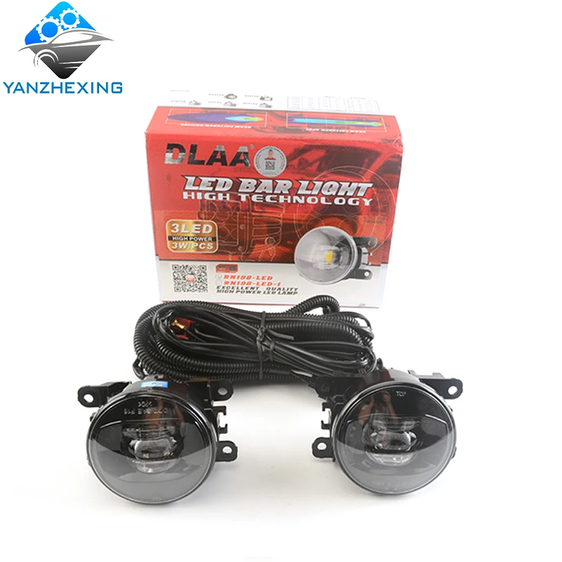 

YANZHEXING 1 set Hight Quality Car styling front bumper LED lens Fog lamp lights For Focus Suzuki Swift Renault Citroen Opel