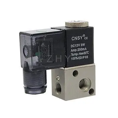 

DC 12V 3-ways 2 Positions Solenoid Control Valve 3V1-06