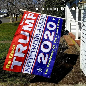 

Trump 2020 Flag Single Sided Printed Donald Trump Flag Keep America Great Sign for USA President Electing 150x90cm
