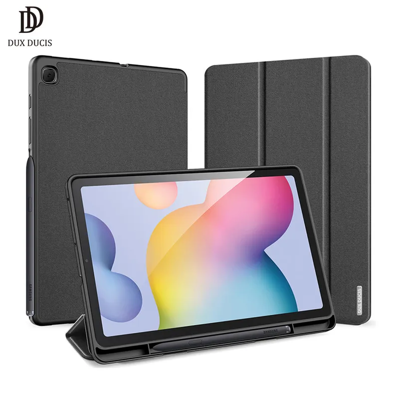 For Samsung Galaxy Tab S6 Lite Secure Magnetic Auto Wake Sleep Case Silky-Smooth Shockproof Cover for | Компьютеры и офис