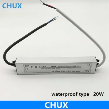 

CHUX Waterproof Switching power supply 20w 12v 15v 24V 110V/220v 1A LED Light Power supply for Science Instruments power