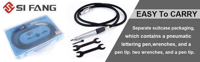 Engraving Pen Air Pneumatic Si Fang  Pneumatic Engraver Grinder Kit - Air  Engraving - Aliexpress