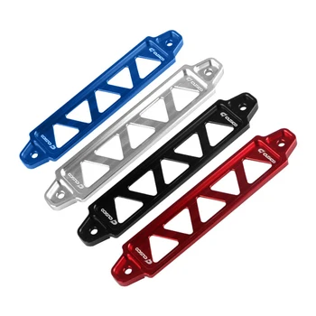 

newCar battery fixing bracket battery battery rack Aluminum Alloy Car Battery Fasten Bracket Holder Universal Battery Brace Fits