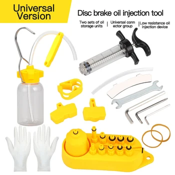 

Hydraulic Bicycle BIke Disc Brake Oil Bleed Tool Kit Funnel Syringe General Set