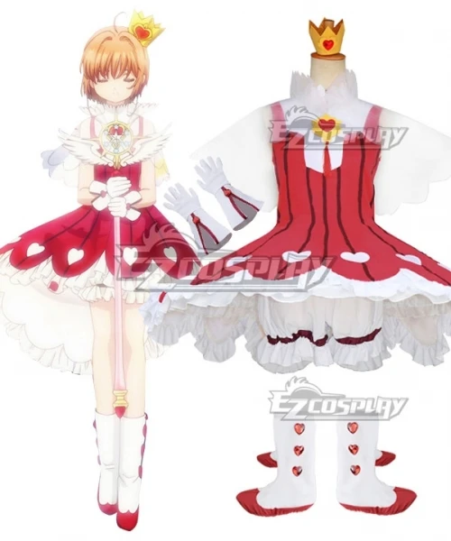 Cardcaptor Sakura Clear Card Op 2 Sakura Kinomoto Rose Heart Dress Party Girls Halloween Skirt Suit Outfit Cosplay Costume E001 Aliexpress Cardcaptor Sakura Clear Card Op 2 Sakura Kinomoto Rose Heart Dress Party Girls Halloween Skirt Suit Outfit Cosplay Costume E001 Aliexpress