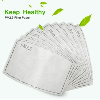 

5 layer heath mask filter PM2.5 filter paper dust and drip-proofsuitable for adult children Washable reusable face masks