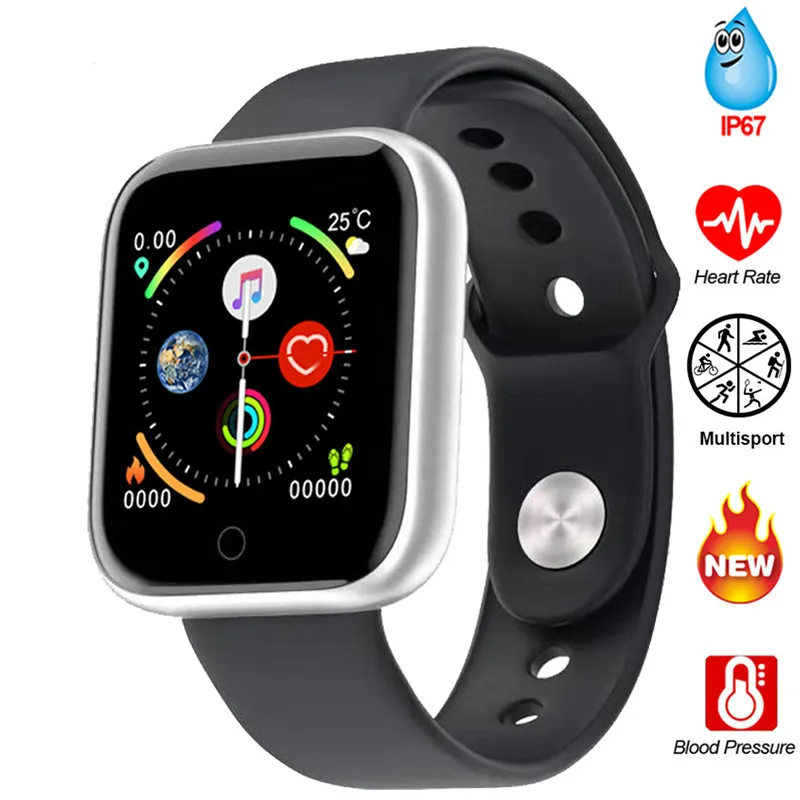 

2019 Smart Watch IP68 Waterproof Men And Women Heart Rate Blood Pressure Sleep Blood Oxygen Monitoring Sport smartwatch PK B57