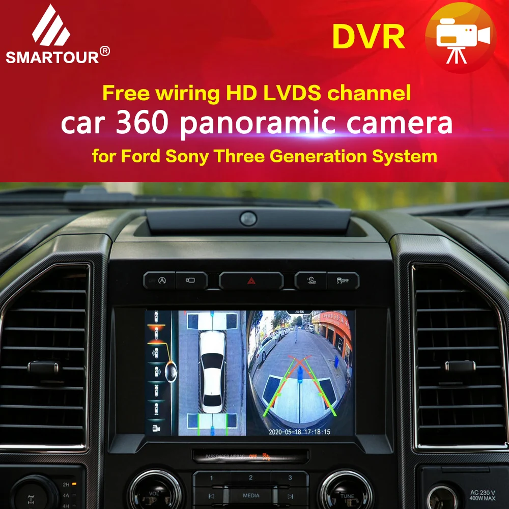 Система наблюдения за птицами Smartour 360 градусов 4 камеры видеорегистратор HD 1080P