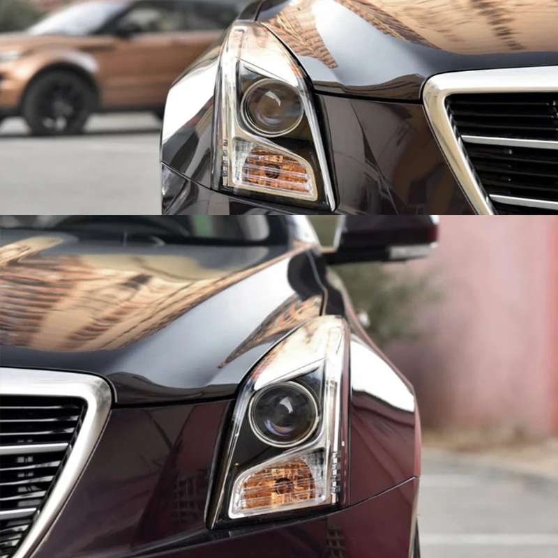 Для Cadillac ATS 2013- абажур для объектива прозрачный корпус фары передняя крышка пластиковая фара корпус прозрачный