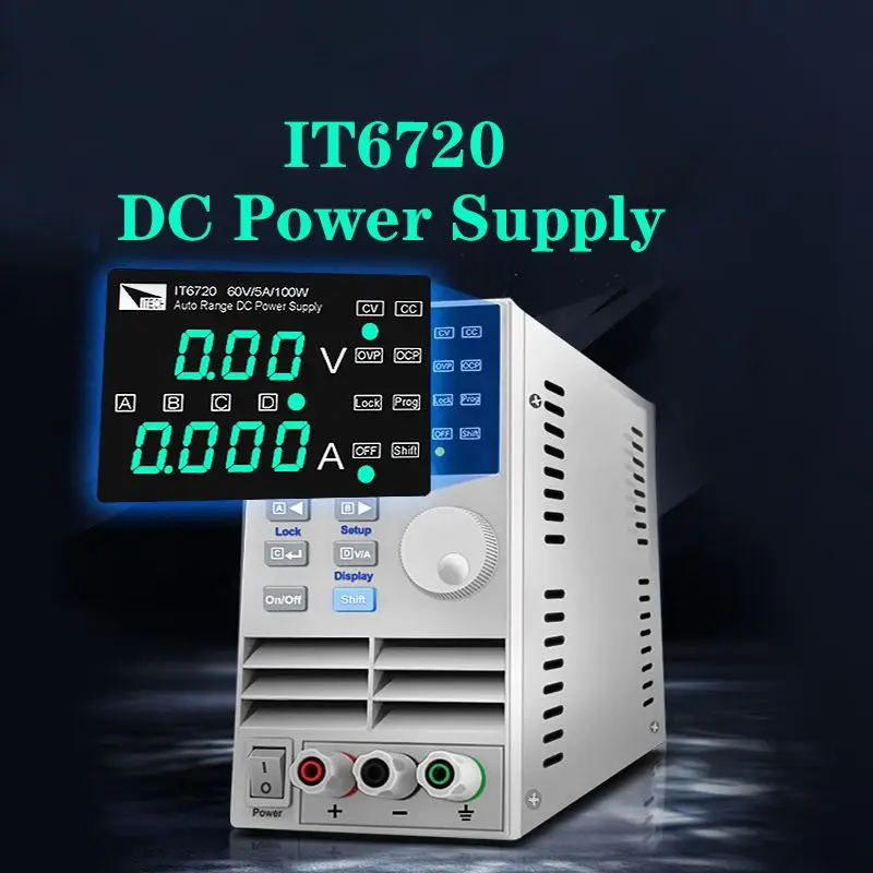 ITech It6720 программируемый DC Питание 60V 5A 100W полный ЧПУ 60v5a100w 10mv1ma | Инструменты