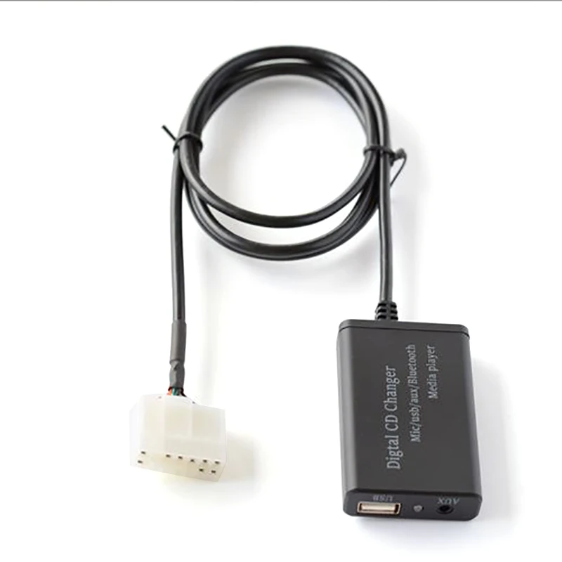 Автомобильный стерео Aux USB Bluetooth Mp3 музыкальный адаптер cd-чейнджер адаптер для Toyota Corolla RVA4
