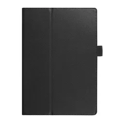 Premium PU Leather Smart Cover Case for 10.1 Tablets - Slim Magnetic Folding Stand Shell (Black)