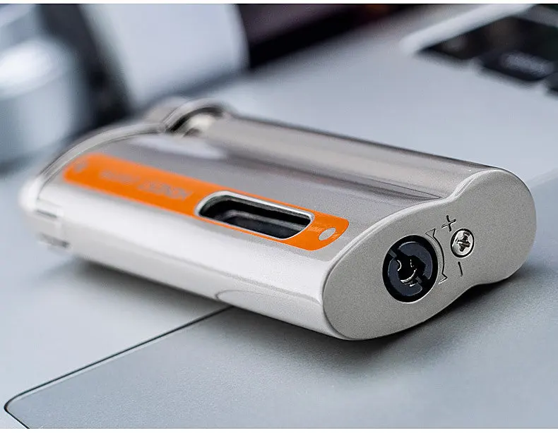 Honest Straight Into The Purple Flame Inflatable Windproof Lighter Transparent Fuel Tank Creative Trend Cool Lighter Gift Formen