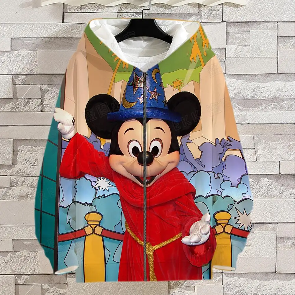 Disney Sudadera con capucha para mujer con estampado de Mickey y Minnie  Mouse y cremallera