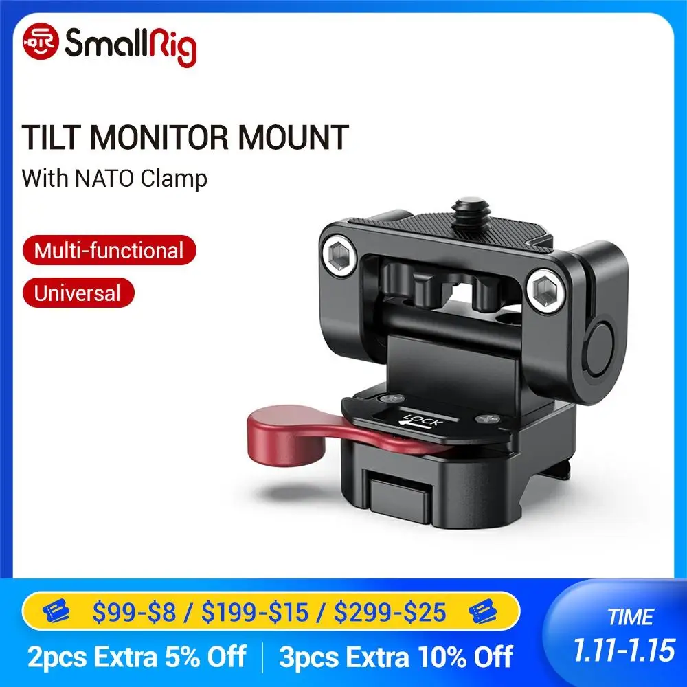Крепление для камеры DSLR SmallRig EVF крепление 5 дюймов/7 дюймов Монтажная пластина с