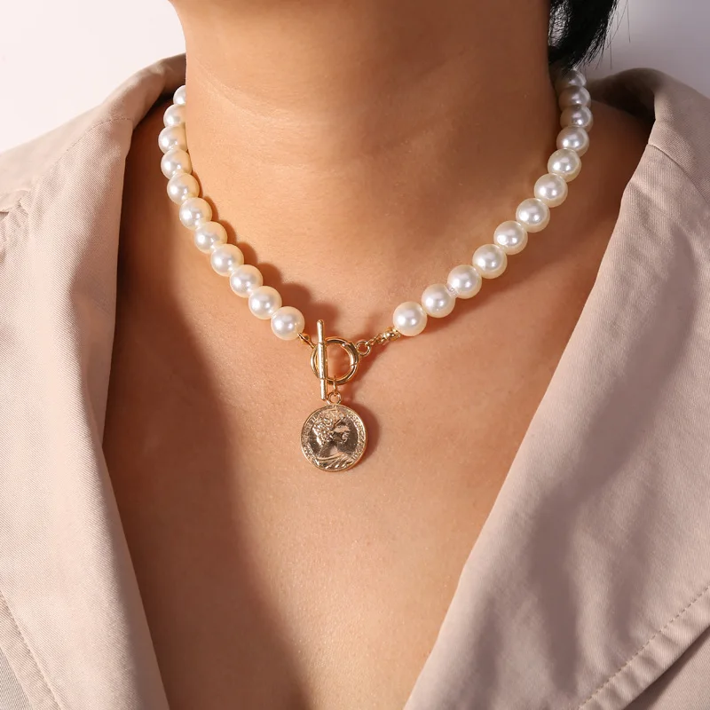 Pearl Necklace Punk Hip Hop 
