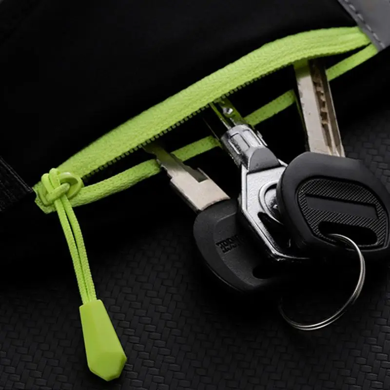 3 кармана ремень для бега телефон поясной кошелек светоотражающие полосы Спорт Путешествия Поясная Сумка для мужчин женщин L9BE