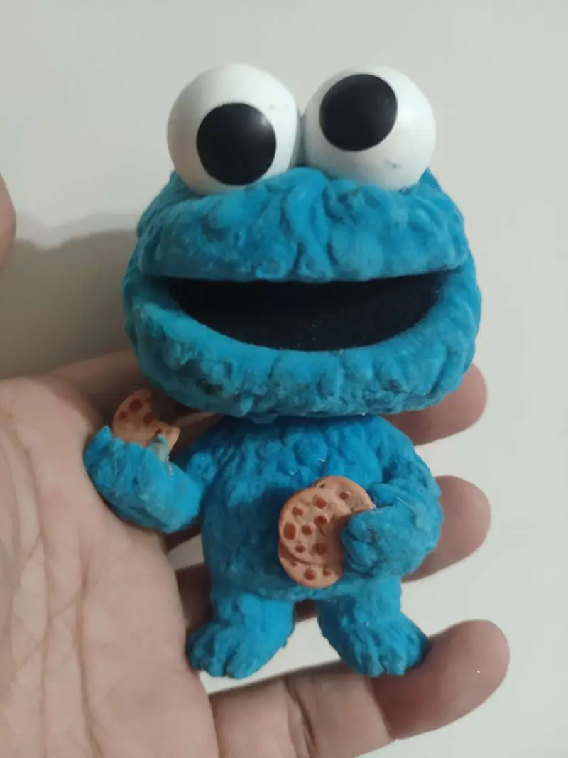 

2015 NYCC Exclusive Funko pop Secondhand Cookie Monster Flocked Vinyl Action Figure Collectible Model Loose Toy No Box