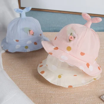 

Newborn Infant Baby Kid Boy Girl Comfy Beanie Cap Beach Sun Hats Cotton Soft Summer Hat