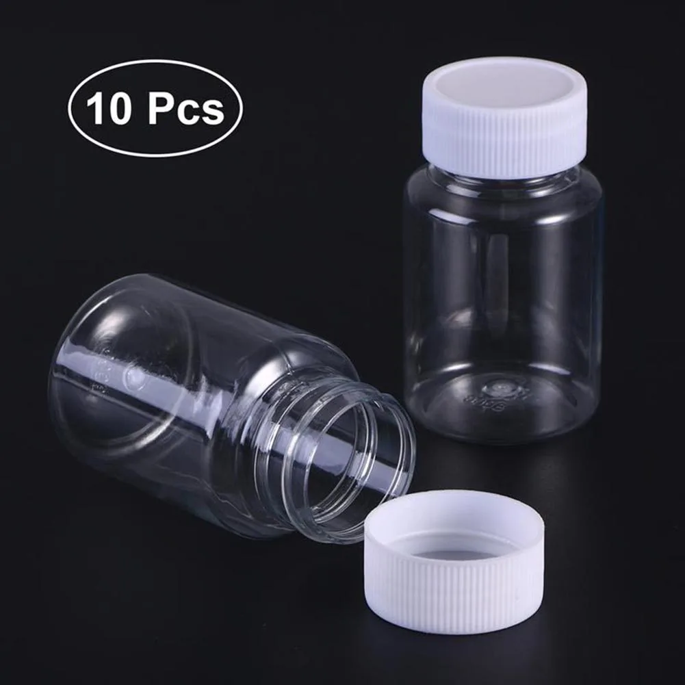 Мини портативный прозрачный пластиковый чехол для таблеток для соли и конфет контейнер для хранения многоразового использования контейнер для таблеток Чехол-органайзер для таблеток