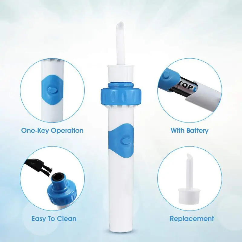 Ear Wax Removal Vacuum For Kids & Adults Ear Cleaning Kit Smart Earwax Remover Tool