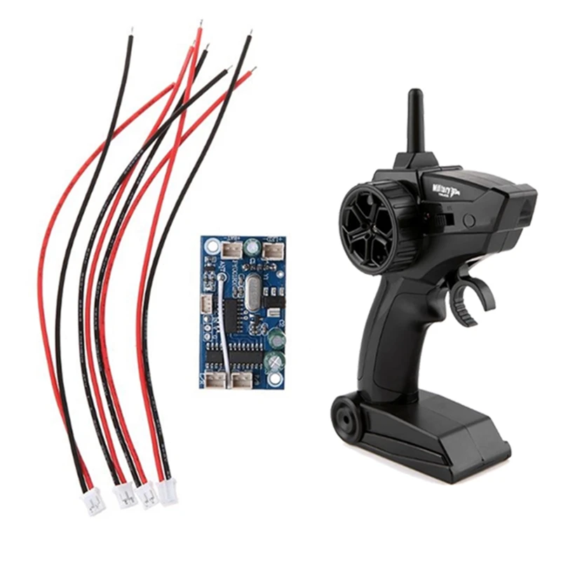 

2.4G 4 Channels Wireless RC Transmitter Receiver Radio Remote Controller Transmitter with Receiver Board For RC Cars Boats