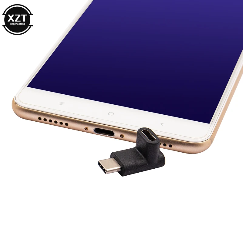 QIANRENON 90 Gradi Angolo USB 3.1 Adattatore Connettore 10