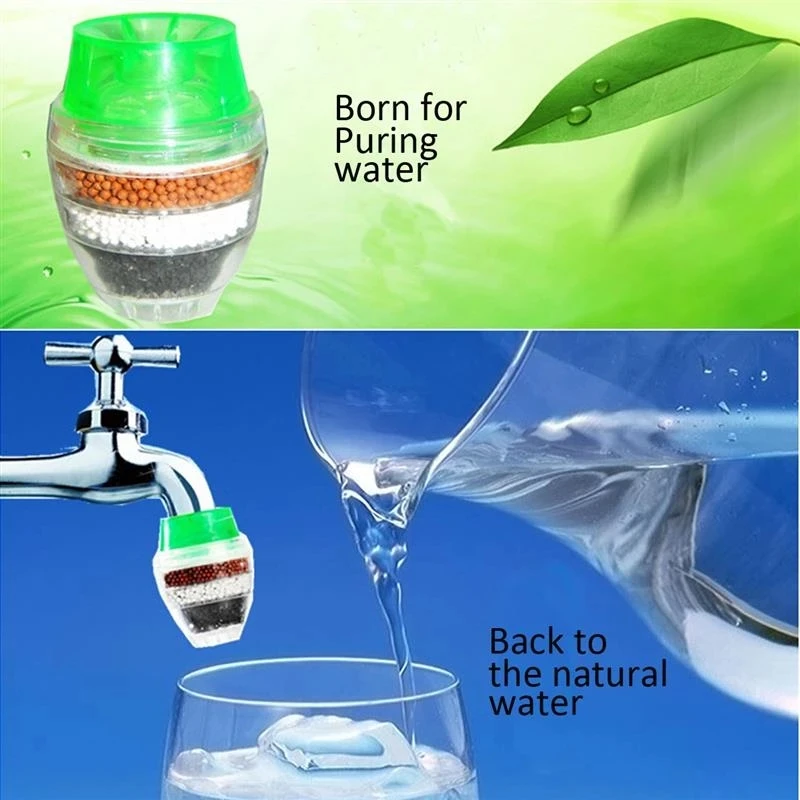 

Water Filter Carbon Home Household Kitchen Mini Faucet Tap Water Clean Purifier Filter Filtration Cartridge