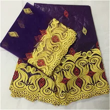 Африканская кружевная ткань из жаккардовой парчи africain bazin riche getzner riche Ткань хлопковая ткань нигерийская Кружевная повязка на голову