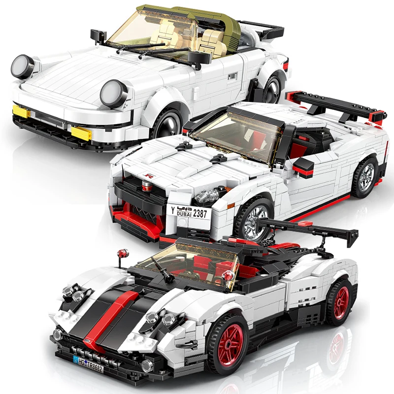 

Creator Moc Technic Car Racing Cars Model Building Blocks Bricks Technical Legoinglys City Vehicle Toys For Children Boys Gifts