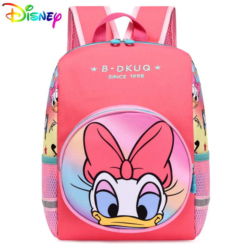 Disney Cartoon Boys Daisy Donald Duck Backpack Bags For Girls Frozen Elsa Printing Handbags Children Cute Sofia Shoulder Package