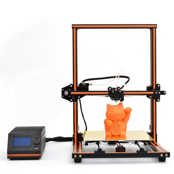 

E12 3d Printer Aluminum Frame High Precision Desktop 3d Printer Kits Reprap Diy Kit Set Off-line Printing Free 10m Filament US