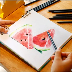 Fresh Cover Square Coil 140G Watercolor Painting Paper Pad 40 sheets Watercolour Paper For Drawing Art Supplies Gift