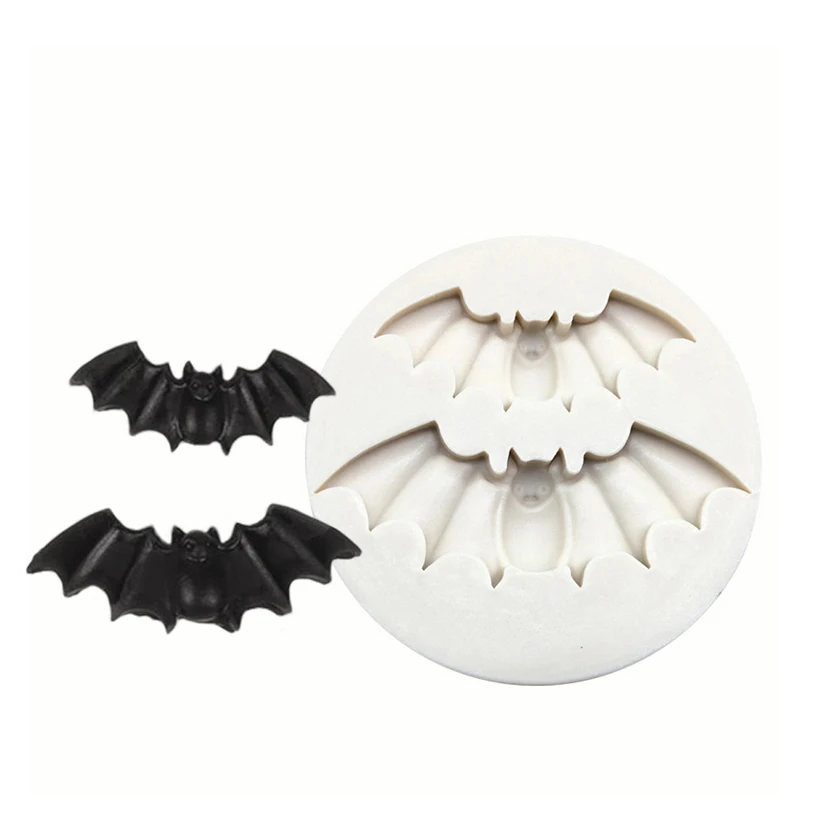 Halloween Fledermaus Eule Spinne Silikon Form Sugar Schokolade Cupcake Fondant Kuchen Dekorieren Werkzeuge – Detail 3